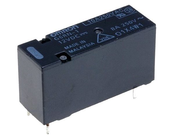 رله امرن (پایه معکوس)12 ولت یک کنتاکت 10 آمپر G6RN-1 -12V
