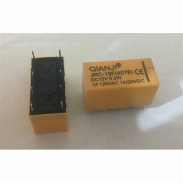رله مخابراتی JRC-19F 12VDC-2C-1A QIANJI