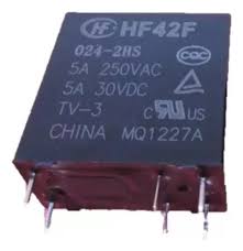 رله پکیجی 24V 6PIN 5A HONGFA HF42F