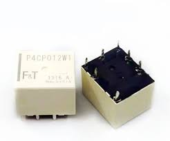 رله ماشینی دوبل فوجیتسو 12 ولت 25 آمپر 7 پایه FUJITSU P4CP012W1