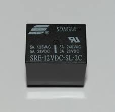 رله خودرویی دوبل SONGEL SRE-12VDC-SL -2C 12V- 3A