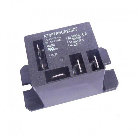 رله کولری جاپیچ دار HKF NT90-220V-1-30A