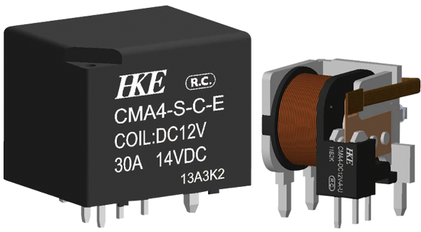رله خودرویی HKE cma4-S-C-E-12V-30A 7PIN