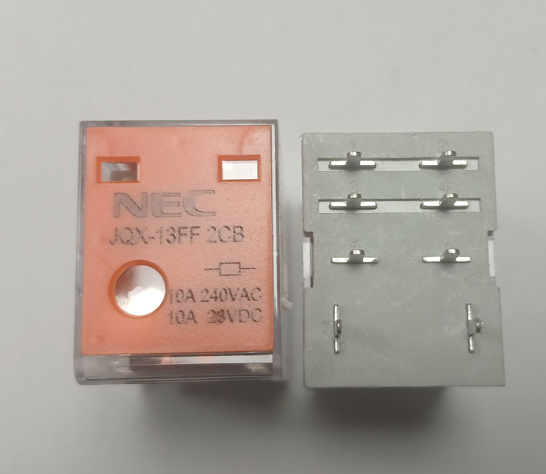 2CB رله (طرح ایزومی بردی) NEC JQX-13FF-2CB 24V-2C-10A