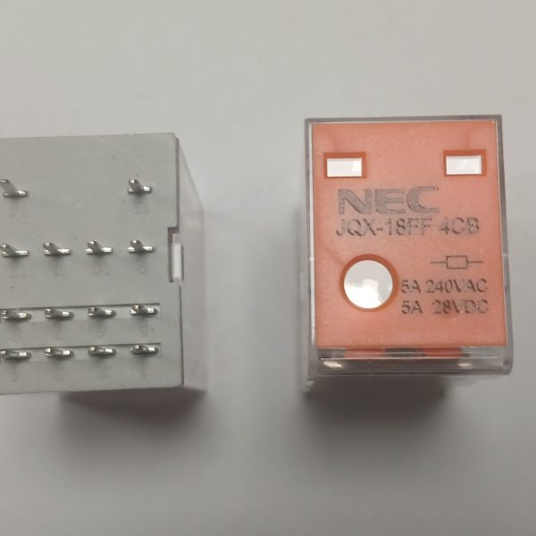 رله (طرح ایزومی بردی) NEC JQX-18FF-4CB 12V-4C-5A
