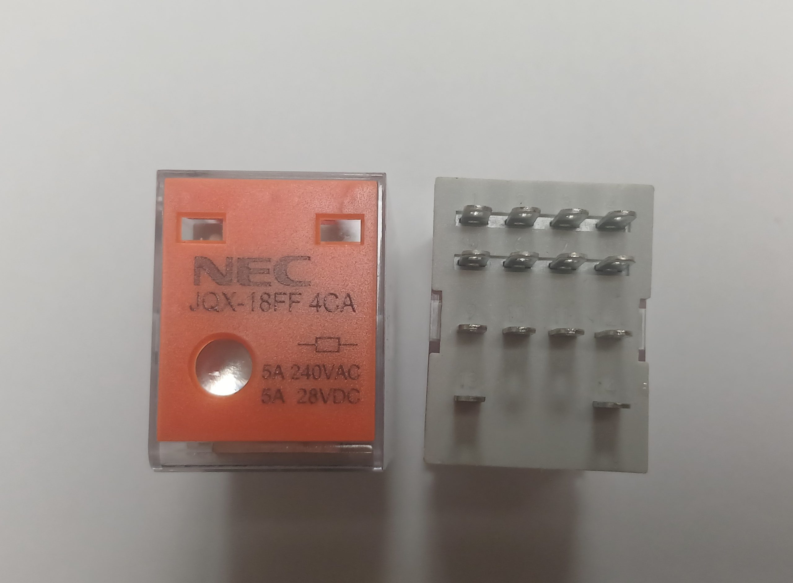 4COCKET رله (طرح ایزومی سوکتی) NEC JQX-13FF-4CA 24V-4C-5A
