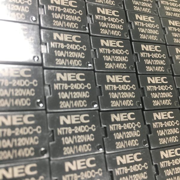 رله بچه میلیون NEC NT78 24V-1C-20A