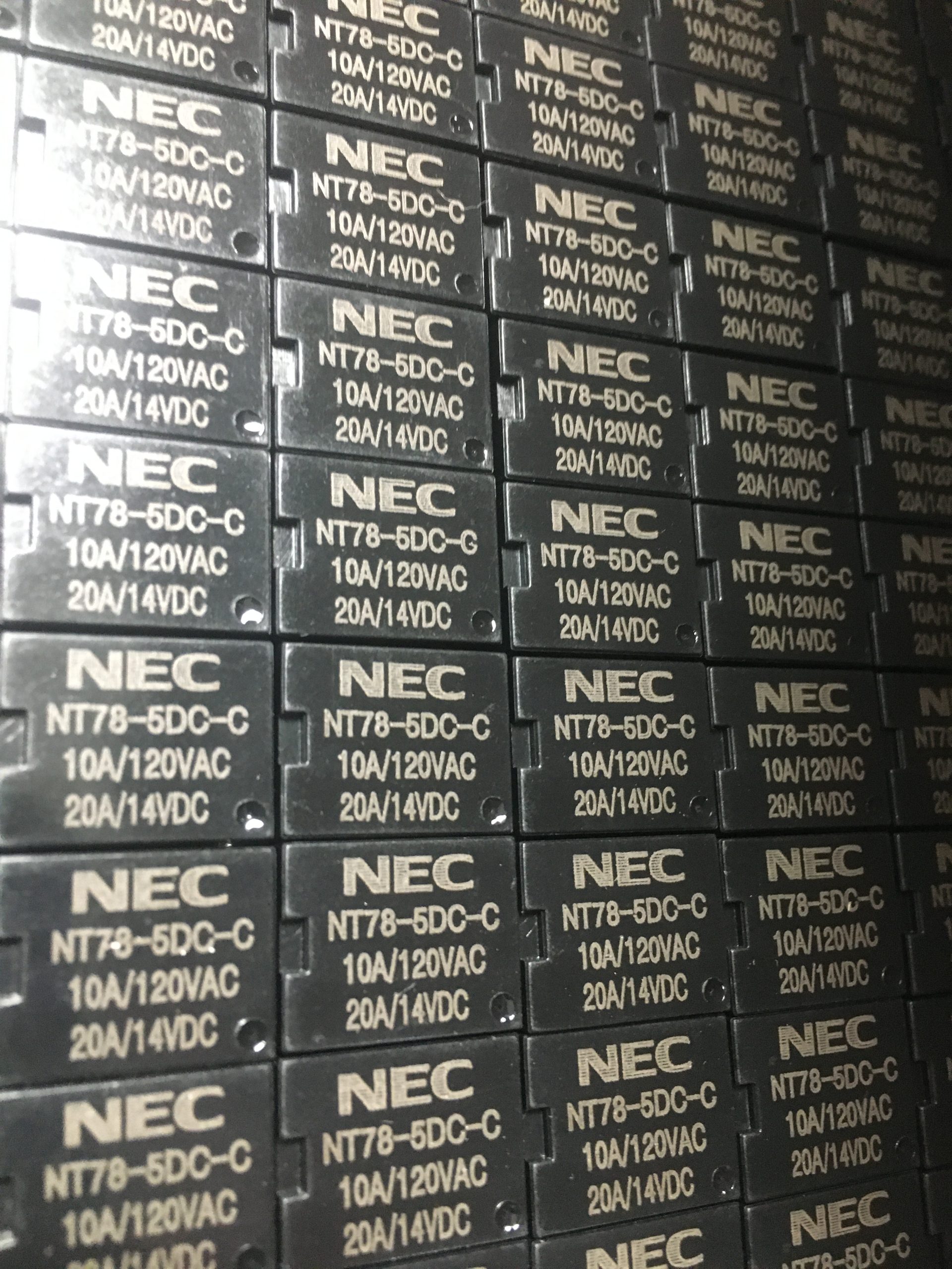 T78 5 رله بچه میلیون NEC NT78 5V-1C-20A