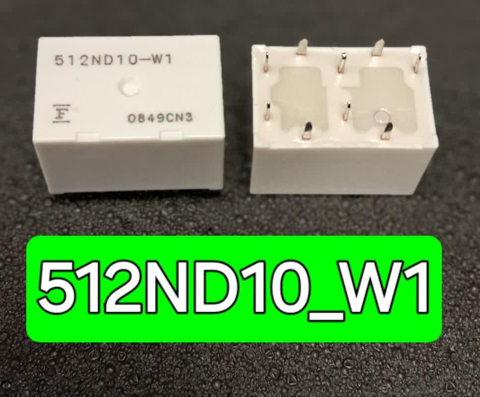 512ND10-W1 رله ماشینی دوبل فوجیتسو 12 ولت 25 آمپر 9 پایه FUJITSU 512ND10-W1