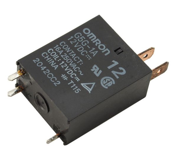 رله شاخک دار امرون 12 ولت 16 آمپر 3 پایه OMRON G5G-1A-12V