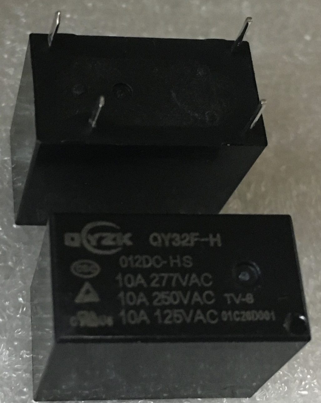 32f-10a-12v رله 4پین QYZK (32F)QY32F-H 12V-1B-10A