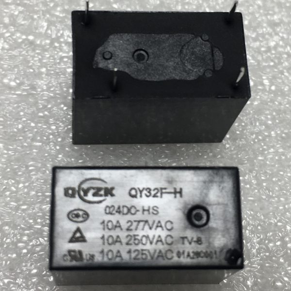 رله 4پین QYZK (32F)QY32F-H 24V-1B-10A